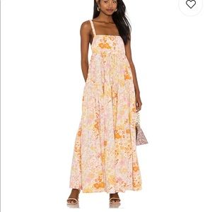 Free People Park Slope Pop Combo Maxi Dress